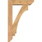 Ekena Millwork Imperial Slat Smooth Bracket w/ Offset Brace, Western Red Cedar, 5 1/2"W x 20"D x 32"H BKT0604X20X32IMP06SWR - alternate 4